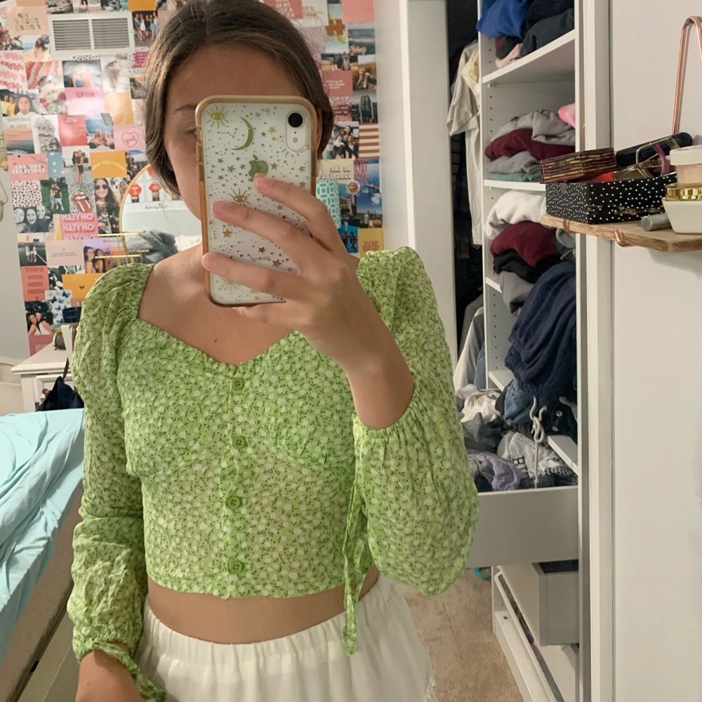 Floral Verge Girl Crop Top